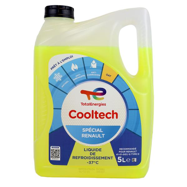 TOTALENERGIES LIQUIDE DE REFROIDISSEMENT SPECIAL RENAULT -37°C 5L  (PALETTE = 180 BIDONS)
