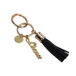 ZIGOH PORTE CLES DORE "CHANCE"