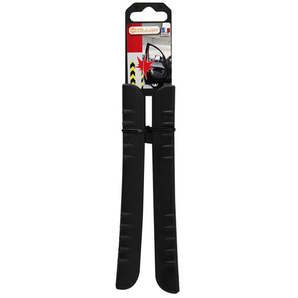 2 BUTOIRS DE PORTE 175MM NOIRS 2 BUTOIRS DE PORTE 175MM NOIRS