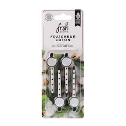 FRSH VENT STICK X4  FRAICHEUR COTON