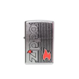 ZIPPO BRIQUET FLAME CHROME