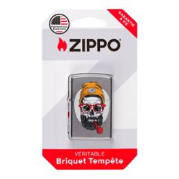 ZIPPO BRIQUET BEARD SKULL