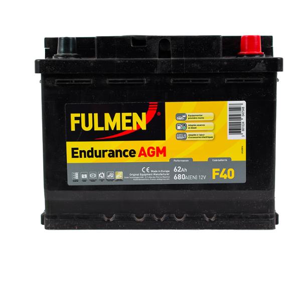 BATTERIE FULMEN ENDURANCE START & STOP AGM F40