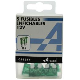 5 FUSIBLES ENFICHABLES 30 A