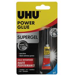 UHU POWER GLUE GEL TUBE 3G