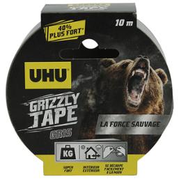 UHU ADHESIF RENFORCE GRIZZLY GRIS 5MMx10M