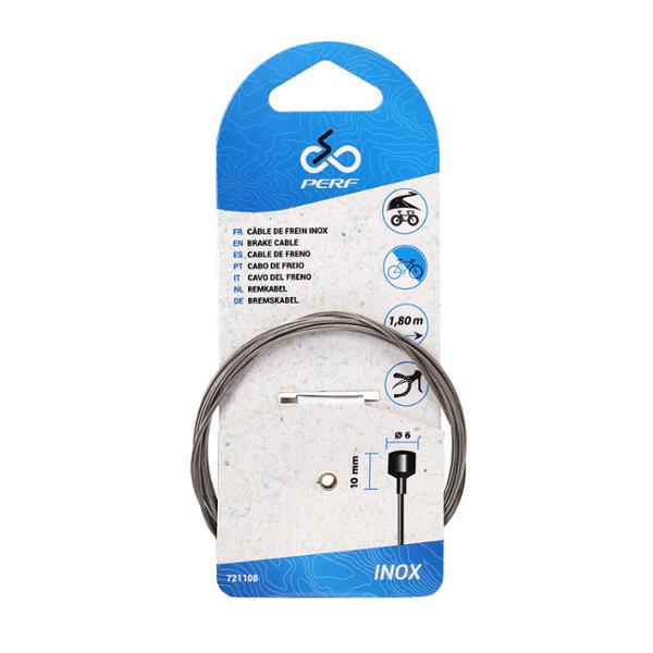 CABLE DE FREIN ROUTE INOX L 1.8M