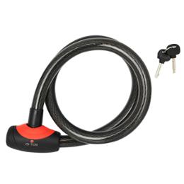 ANTIVOL SPIRALE A CLE Ø25MM  - LONGUEUR 1,2M