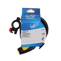 ANTIVOL SPIRALE A CLE Ø 12MM - L 1,80M