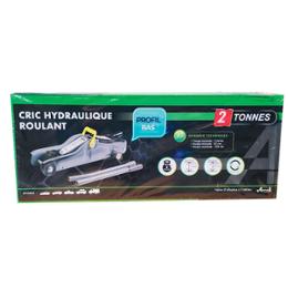 CRIC ROULEUR HYDRAULIQUE VOITURES BASSES 2 TONNES