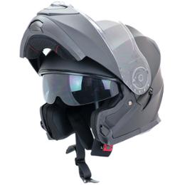 CASQUE MODULABLE PURE DOUBLE ECRAN NOIR MAT TL